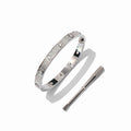 Titanium steel bracelet love men's and women's bracelets
