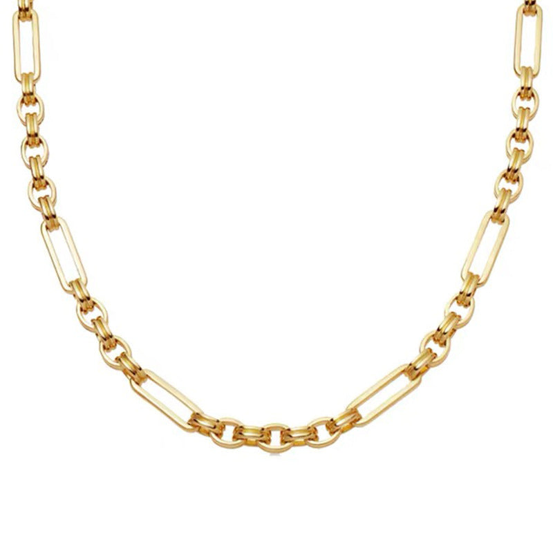 European and American fashion metal collarbone chain personalized design necklace