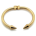 Fashion nail bracelet stainless steel bracelet punk style American little giant rivet tapered tip titanium steel bracelet