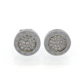 Fashion New Hot Sale 316L Stainless Steel 18k Rose Gold Jewelry Roman Numerals Diamond Stud Earrings Jewelry