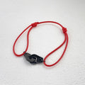 Non-fading jewelry versatile adjustable wax rope handcuffs hand rope transfer red bracelet men's and women's models