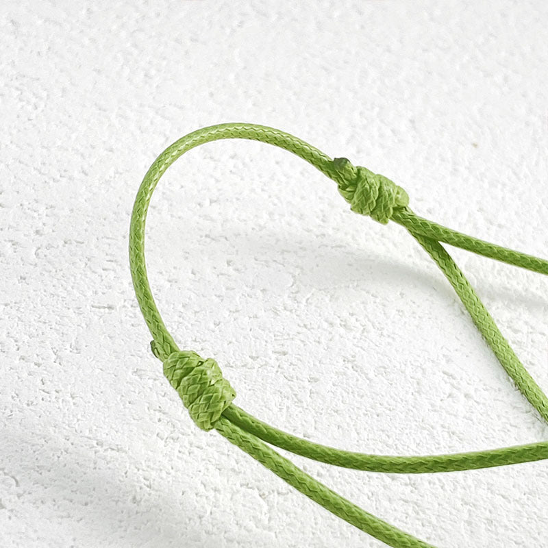 Non-fading jewelry versatile adjustable wax rope handcuffs hand rope transfer red bracelet men's and women's models