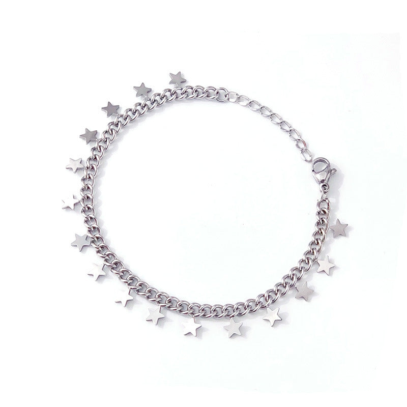 Pentagram jewelry, bracelet.