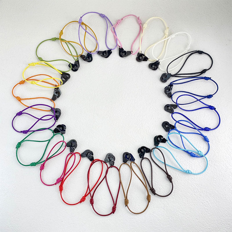Non-fading jewelry versatile adjustable wax rope handcuffs hand rope transfer red bracelet men's and women's models