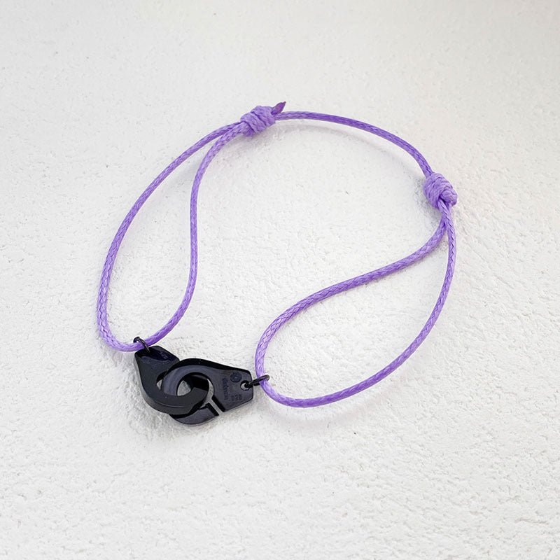 Non-fading jewelry versatile adjustable wax rope handcuffs hand rope transfer red bracelet men's and women's models