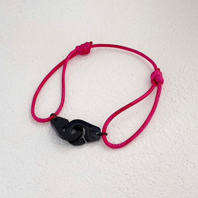Non-fading jewelry versatile adjustable wax rope handcuffs hand rope transfer red bracelet men's and women's models