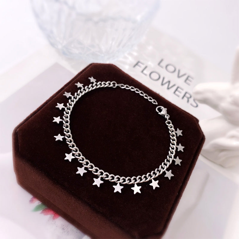 Pentagram jewelry, bracelet.